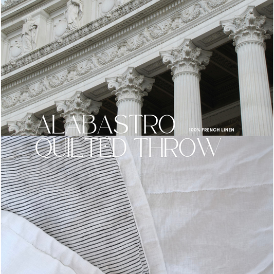 The Pausa Throw in Alabastro