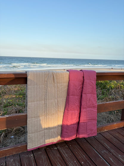 The Pausa Throw in Terra Rosa