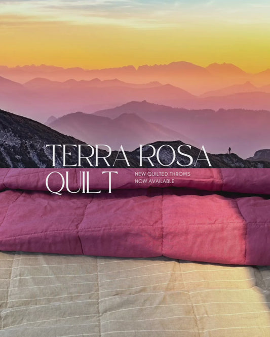 The Pausa Throw in Terra Rosa